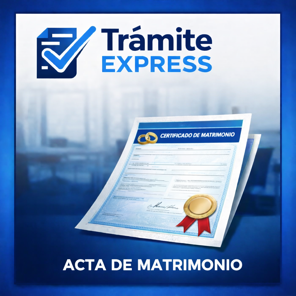 ACTA DE MATRIMONIO